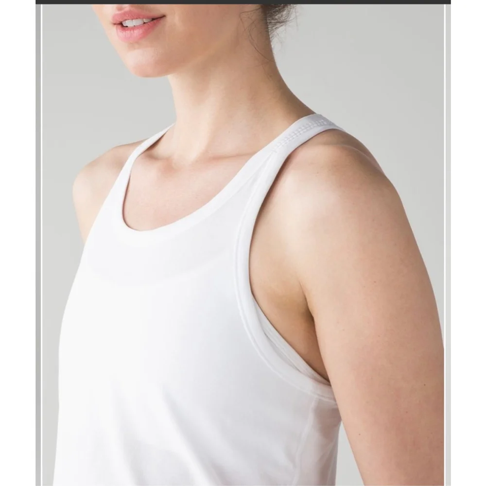 Women's Lululemon Yogi Everyday Tank Top in Pink - Picture 2 of 5